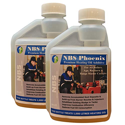 NBS Phoenix - Aditivo para aceite de calefacción de alta calidad, 2 x 200 ml