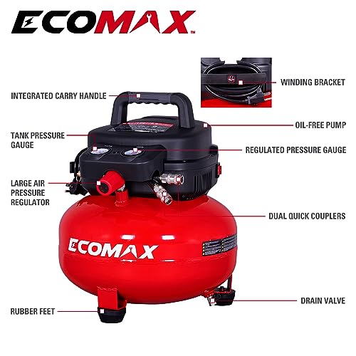 Ecomax 0210673 Air Compressor, Portable Air Compressor thumb #1