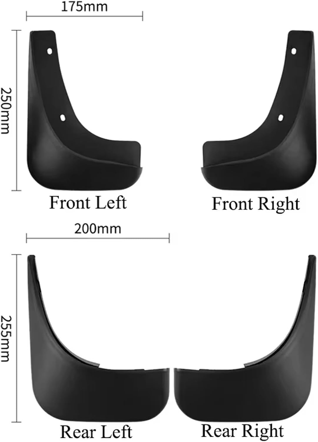 mudflaps for VW for Caddy 2K 2005~2014 Car Mudflaps Splash Mud Flaps Front Rear Wheel Fender Parts Accessorie