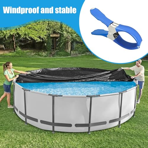 Clips de fixation piscine contre le vent pour bloquer la bâche sans rayure