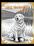Out Hunting , Dog Coloring Book