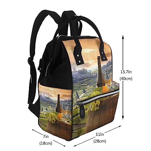Grande capacité sac à langer multifonction motifs ballons