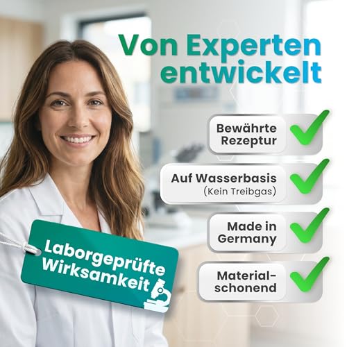 Repellion ® Anti Milben Spray (500 ml) für Haushalt & Textilien – Milbenspray zur Umgebungsanwendung – Milbenabwehr für Matratzen, Polster, Teppiche & Wohnräume