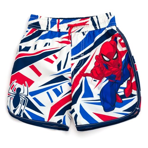 Image of Marvel Boys' Swimwear 2-Piece Rashguard and Swim Trunks Set Toddler to Big Kid