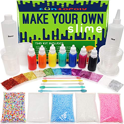 Funtopoly - Slime Kit for Girls and Boys. Make Your Own Slime DIY