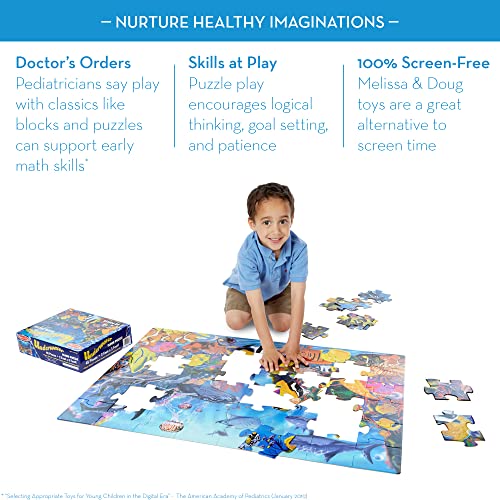 Melissa & Doug Underwater Ocean Floor Puzzle (48 Pcs, 2 X 3 Feet) #TOP2