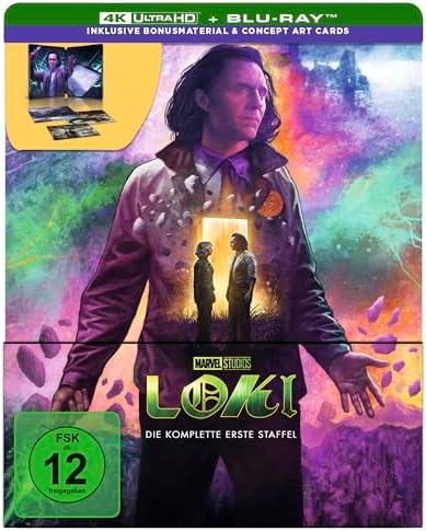 Loki - Staffel 1 UHD BD (Lim. Steelbook): 4K Ultra HD Blu-ray + Blu-ray / Steelbook / Staffel 01