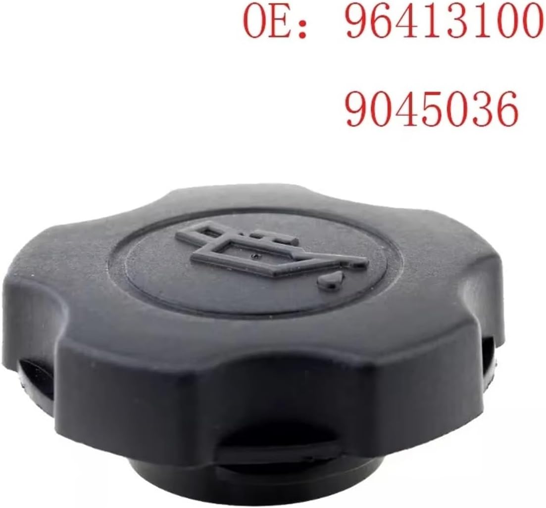 oil filler lid Compatible With Chevrolet For Aveo 2004 2005 2006 2007 2008 Car Engine Oil Filler Cap Tank Cover 96413100 9045036