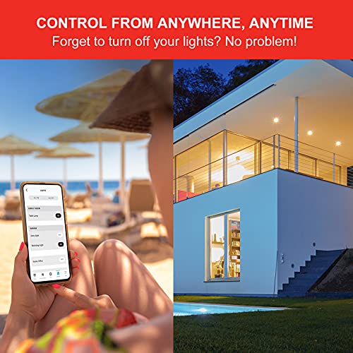 Sengled Alexa Light Bulb, BR30, S1 Auto Pairing with Alexa Devices, Smart Flood Light Bulb That Work with Alexa, Warm Light Bulbs, E26, Led Lights, 65W Equivalent Recessed, No Hub Required, 2-Pack by Sengled - Image 5