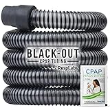 RespLabs Medical CPAP Hose, 6 Foot Black-Out Tubing - Durable, Universal Tube Replacement Compatible with S9, AirSense 10, Philips Respironics DreamStation and Most CPAP Machines