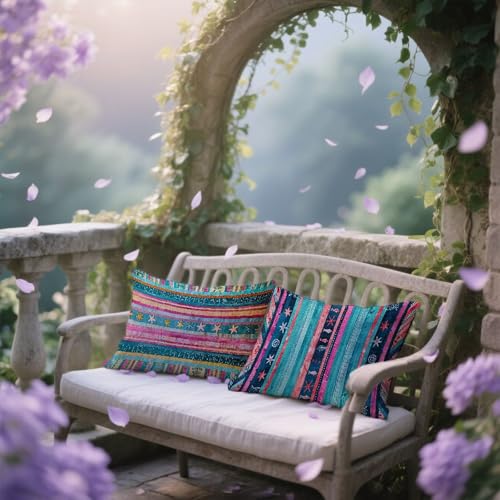 Housse de coussin exterieur impermeable lavable anti tache 40x70
