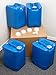 API Kirk Containers 5 Gallon Samson Stackers, Blue, 4 Pack (20 Gallons), Emergency Water Storage Kit - New! - Clean! - Boxed! - Kit Includes One Spigot and Cap Wrench