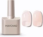 MAYCHAO Tortoise Gel Nail Polish 15ML Sheer Brown Gel Polish Jelly Caramel Vernis Gel for Nail Art DIY Manicure and Pedicure at Home