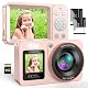 Digitalkamera Deatti 4K 64MP mit Dual-Screen und 64GB SD-Karte
