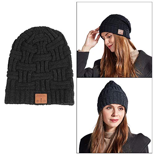 yotijar Beanie Hat com Bluetooth V5.0 térmica, elástica Sem Fio Fones de Ouvido Chapéus de Inverno p