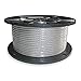 Cable, 1/16 in, L100Ft, WLL100Lb, 1x19, Steel