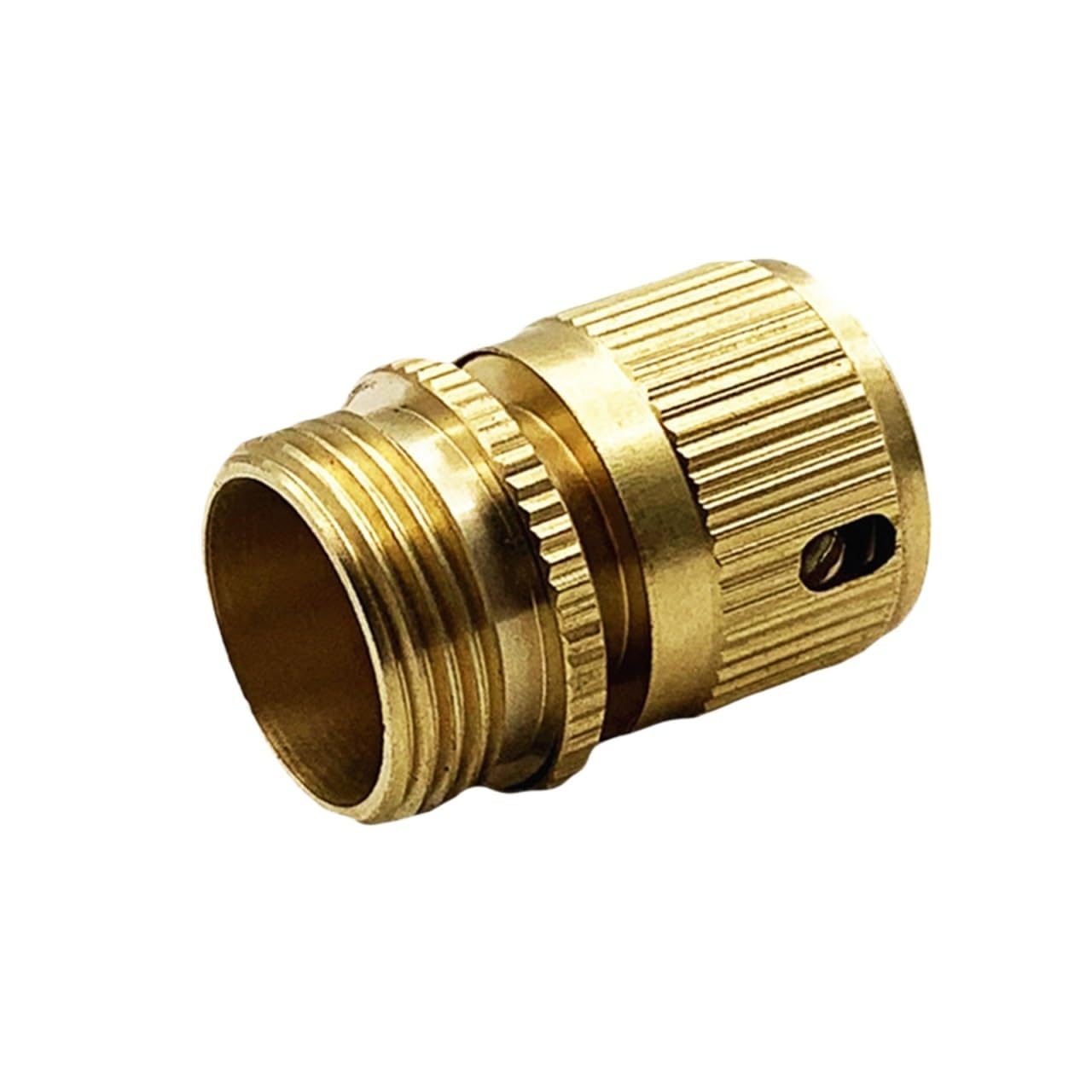 Bdfjeds Color 3 Garden Hose Connector 5Pcs 3/4" Thread Brass Quick Connector Garden Irrigation Coupling Faucet Joints Tap Copper Adapter(Color 3)