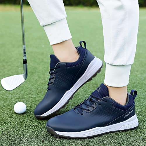 Image of Professional Men Golf Shoes Comfortable Spikeless Outdoor Golf Walking Sport Sneakers for Men