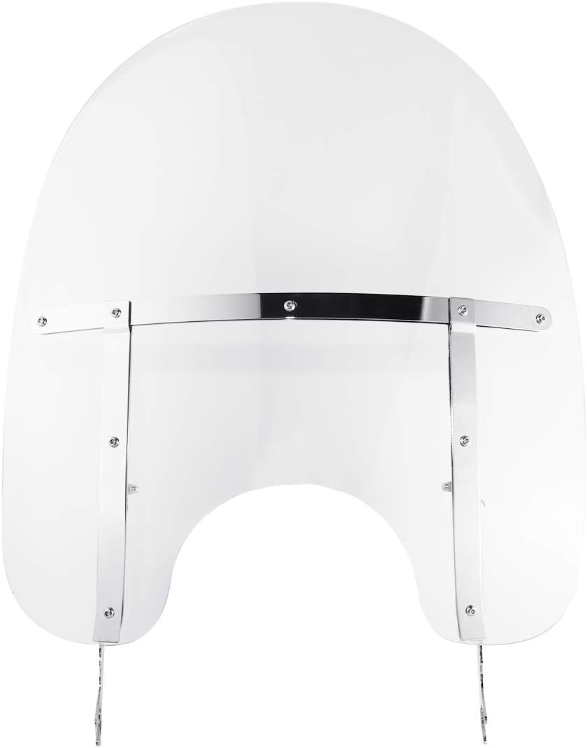 SLMOTO Motorcycle Windshields Quick Detach Detachable Windscreen w/Bracket Mounting