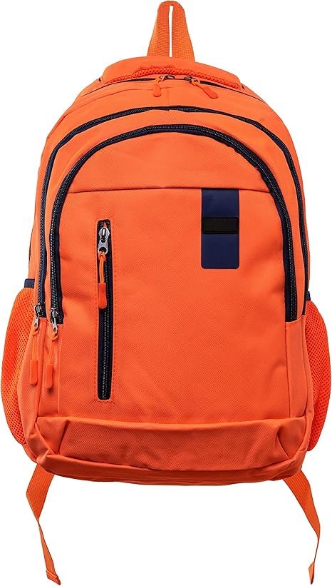 High Visibility Reflective Safety Backpack โ Hi Vis Rucksack with Reflective Strips,Waterproof Lightweight & Durable โ Ideal for Work, Cycling, School, Outdoor Use (Orange Plain)