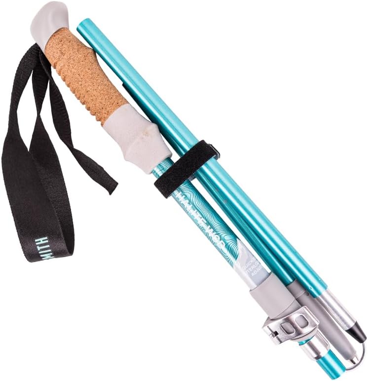 Mountainsmith Women's Halite WSD 7075 Trekking Poles - Lightweight Collapsible Foldable Walking Poles for Backpacking, Hiking, & Thru-Hiking