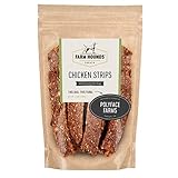 Farm Hounds - Chicken Strips - Premium Natural Jerky for Dogs - Made from 100% Humanely Raised Chicken - Break-to-Size - Great for Training & Treats - No Added Fillers - Made in USA - 4.5 oz - 1 Pack