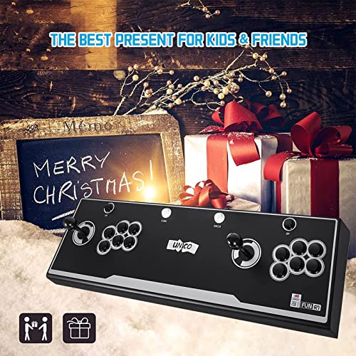 Unico Snk Neogeo Retro Arcade Console Stick, Pre-Loaded 44 Official Genuine Snk Neogeo Classic Games, Support Av & Hdmi Output With 2 Joysticks For Two Players To Play Together #TOP7