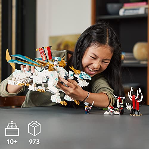 Lego 6425922 Ninjago Zane’S Ice Dragon Creature 71786, 2In1 Dragon Toy To Action Figure Warrior, Model Building Kit, Construction Set thumb #4