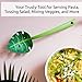 OTOTO Jungle Spoon Monstera Ladle - BPA-Free High Heat Resistant Nylon for Cooking for Nonstick Cookware Kitchen Tools & Utensils, Kitchen Gifts & Gadgets, Cute