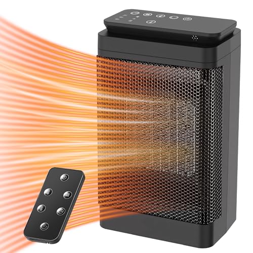 RONLADO Calentador Eléctrico para Hogar,Calentador de Espacio Portátil de 1500 W con Control...