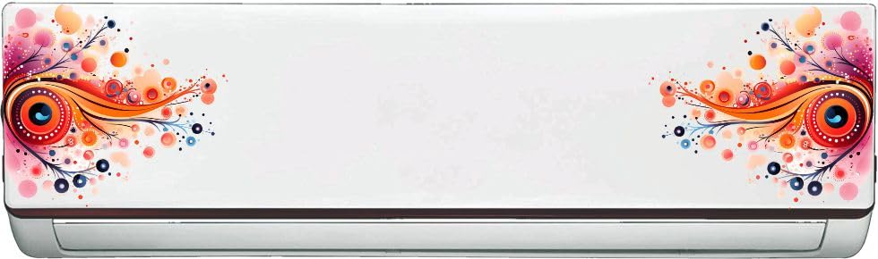 Image of 'Abstract colour splash illustration'' AC Sticker (96 cm x30 cmx 24 cm)