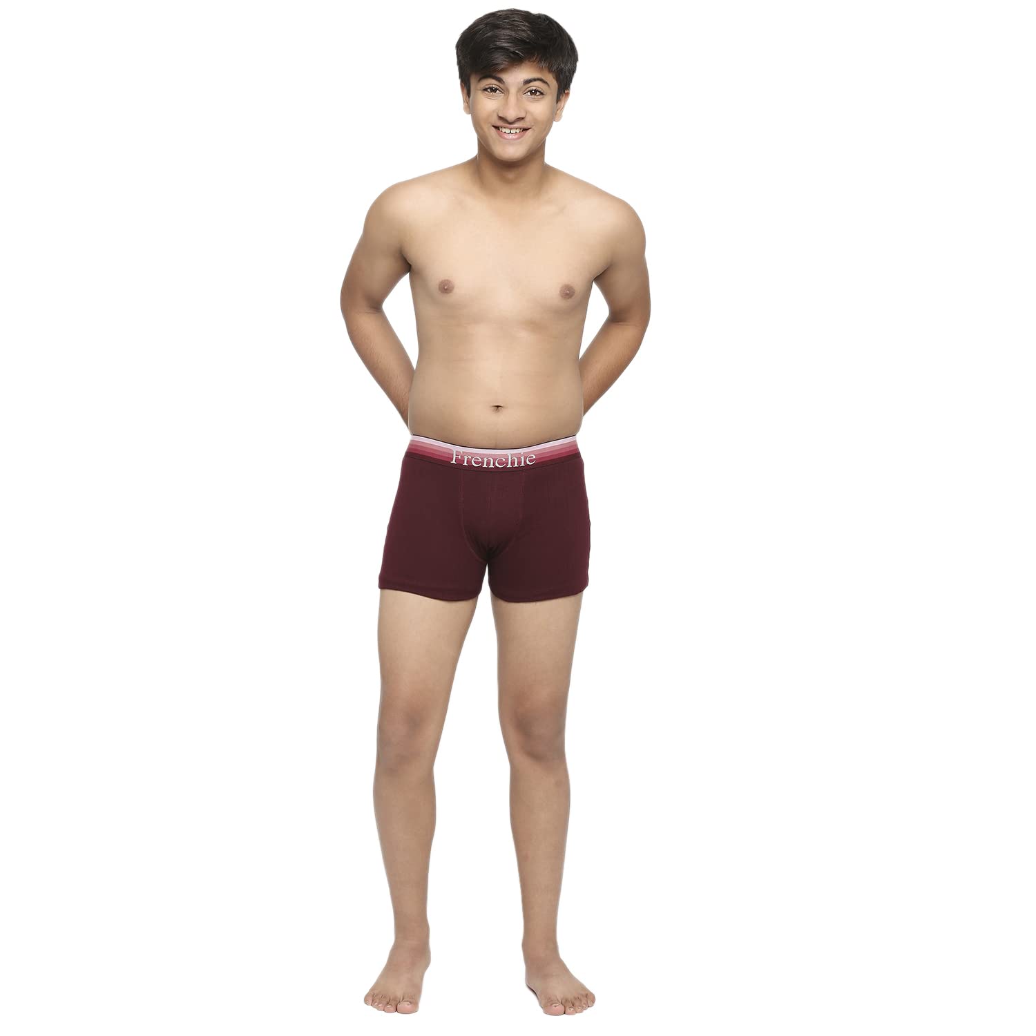 Frenchie U19 - Boxer in cotone per ragazzi e ragazzi, confezione da 2, colori assortiti