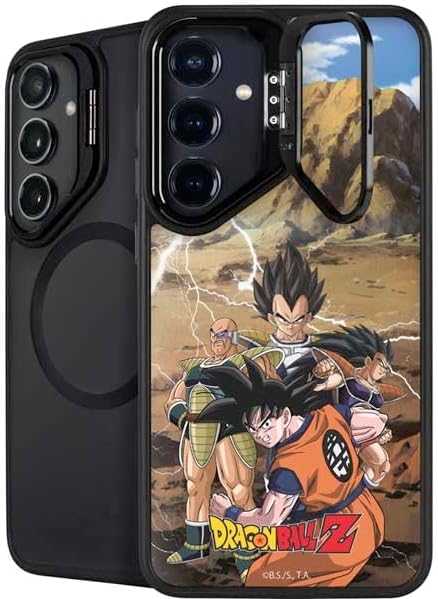 Skinit Kickstand Phone Case Compatible with Galaxy S24 FE - Officially Licensed Dragon Ball Z Goku Portrait Design