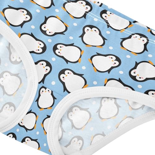 Girls' Underwear Penguin Cute Cotton Stretch Comfort Toddler Panties4