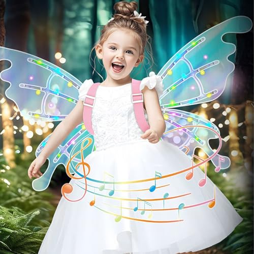 Ailes lumineuses avec éclairage LED électrique pour une performance de scène