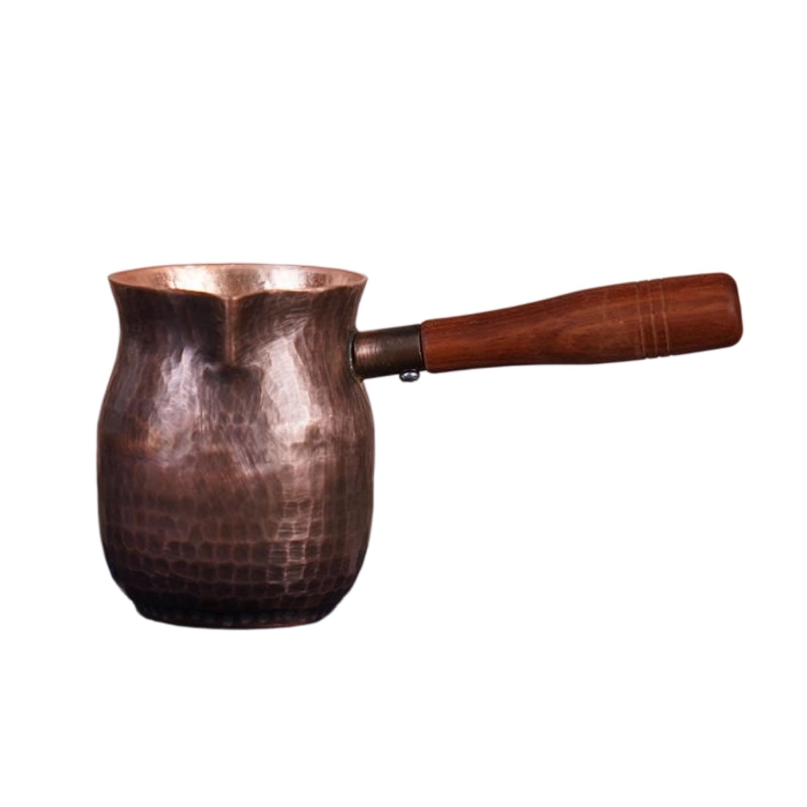 Tee mit Holzgriff gehämmert Gong hitzebeständig Kanne für Teeliebhaber, Teezubereitung, style to 4, 300 Ml