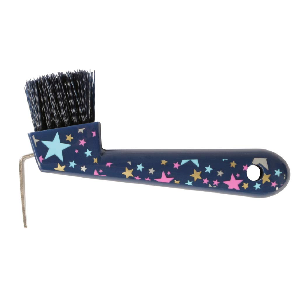 PFIFF101753 Hufpick Sternenzauber, Hufbürste Hufkratzer Hufpflege, Blau