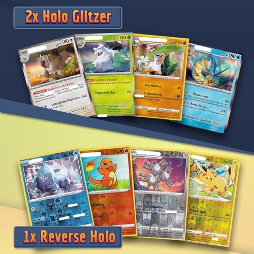 Pokémon Karten Tobostop Original Set mit 50 Sammelkarten
