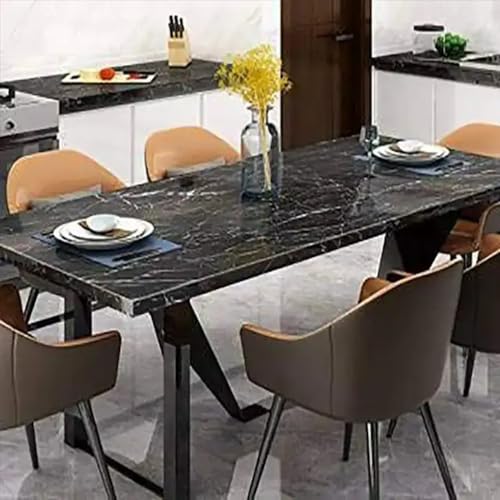 Papel De Parede Moveis Bancadas Contact Adesivo Marmore Lavável 5 M X 60cm (Preto)