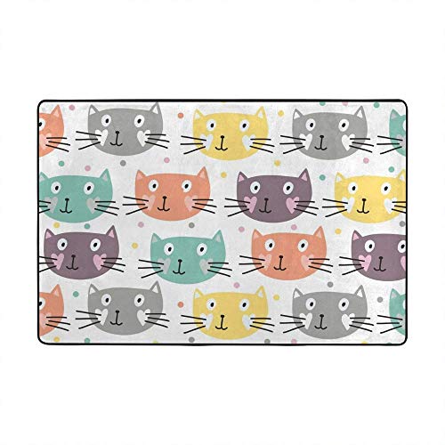 Tapis de sol antidérapant grand format lavable pour sol glissant