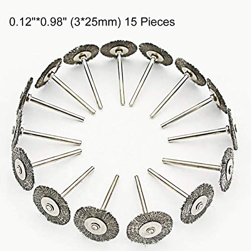 45Pc Wire Brushes For Drill Set Stainless Steel Wheel Brushes Dremel Accessories For Rotary Tools - Grinding, Sanding, Polishing #TOP2