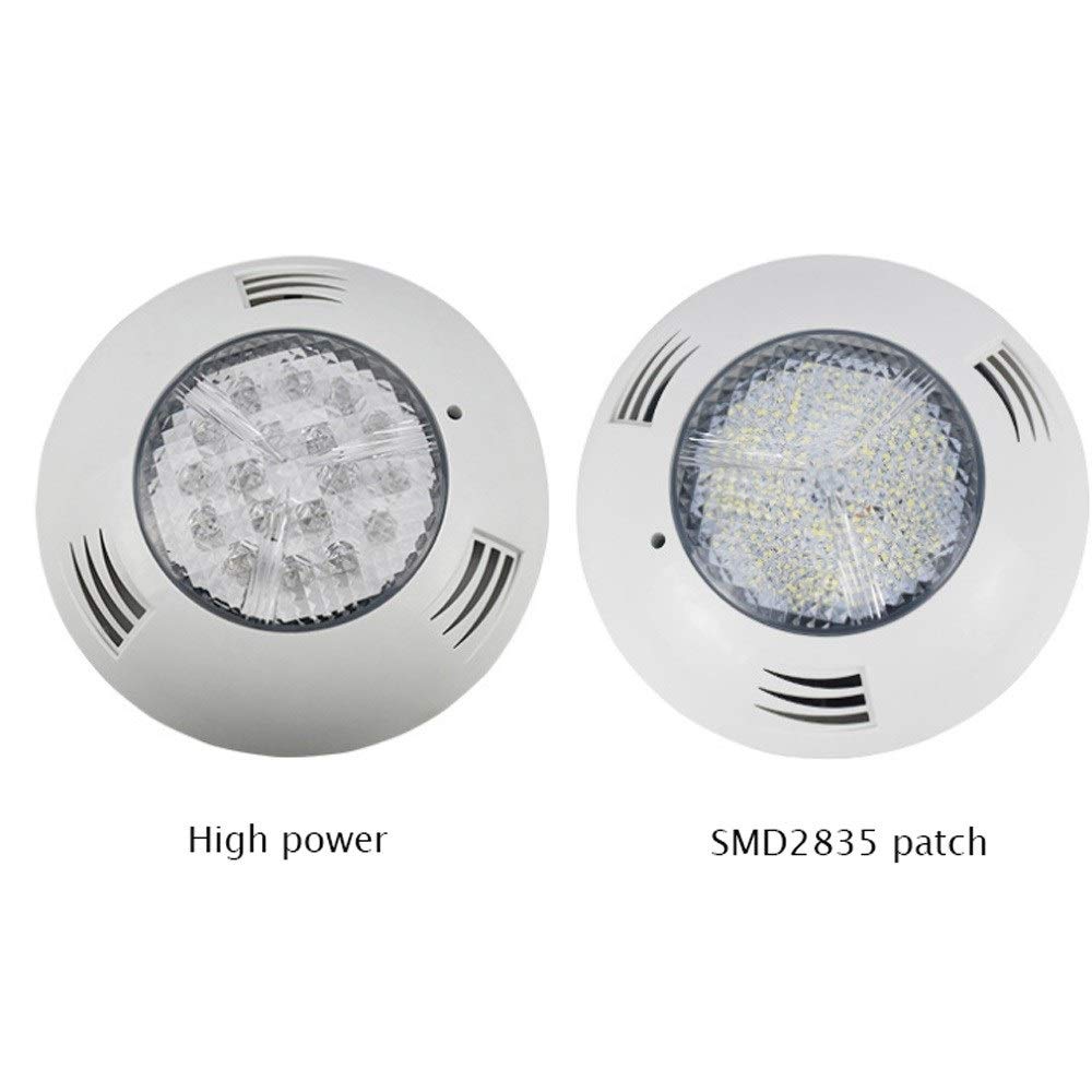 Oświetlenie basenowe, Lampka nocna LED Podwodna lampa basenowa Naścienna IP68 Wodoodporny reflektor Lampka nocna Lampka krajobrazowa do oświetlenia zewnętrznego stawu Akwarium Oświetlenie 6000K