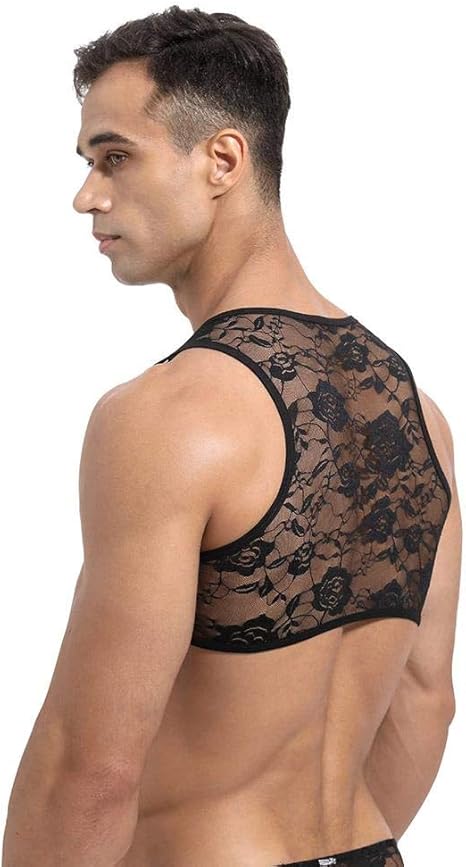 Sous-vêtement Une Pièce En Dentelle Sexy En Maille Transparente Pour