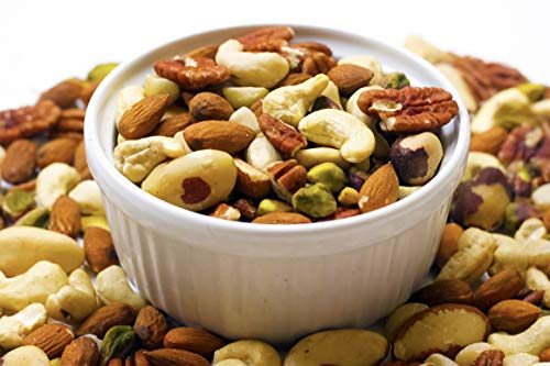 Raw Unsalted Premium Mixed Nuts (Almonds, Brazil Nuts, Cashews, Macadamia Nuts, Pecan Nuts and Pistachios) - Non-GMO Natural Nuts Gluten-Free Bar Party Snack Gift - Thumbnail 6