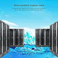 Hochgeschwindigkeitskabel, 10G-Kabel Einkanal 10G versilberter Kupferdraht für Cisco für ThinkServer für ASUS Inspur für Huawei(2 Meters)