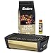 Produktbild Enders Aurora Mirror Starterset Gold - Raucharmer Tischgrill im Set mit Holzkohle und Anzündpaste - mobiler Holzkohle-Grill, rauchfrei, mit Gussrost für Balkon, Picknick, Camping