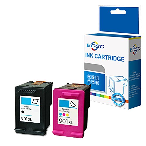 Cartouche encre remanufacturée 901XL noir couleur pour imprimante HP Officejet 4500