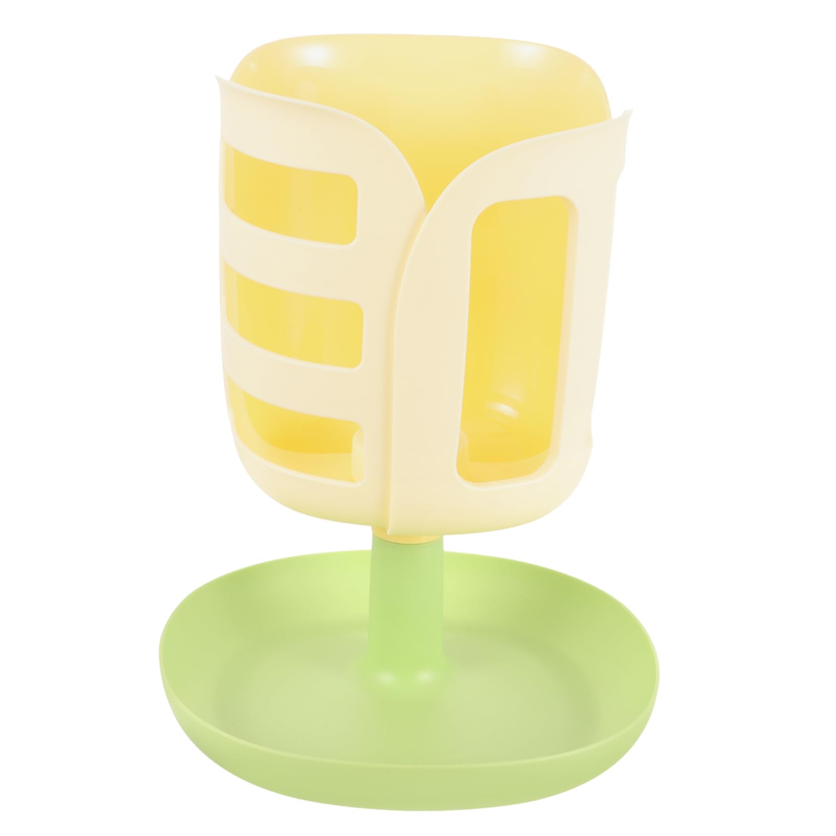 TOYANDONA Supporto Mangiatoia Per Conigli e Porcellini D’india a Forma Di Tulipano in Plastica Pp Resistente, Antispreco e Fissabile in Gabbia Per Alimentazione Ordinata Di Piccoli Animali Domestici