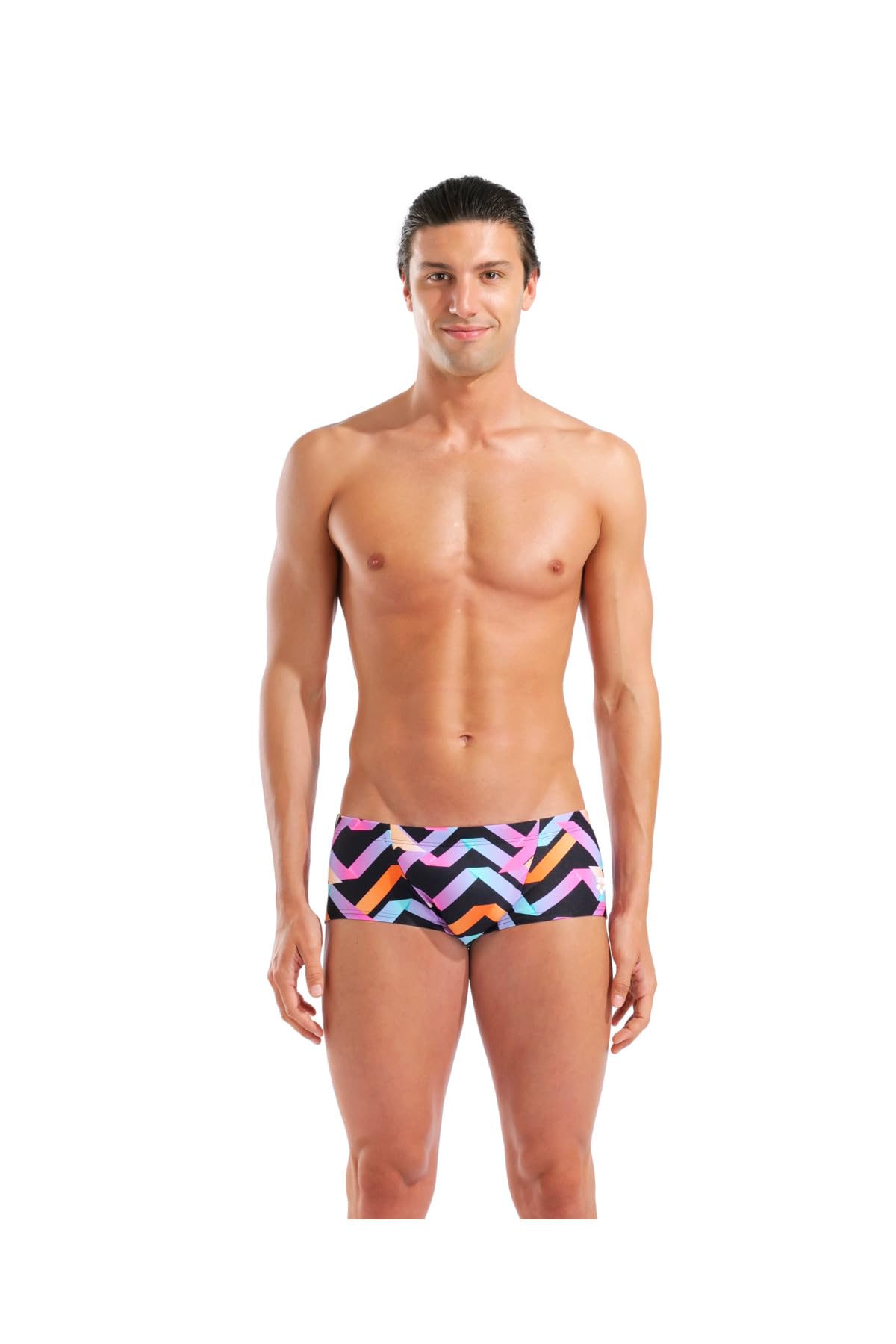 ARENA Costume Uomo Alto Trunk Low Waist Nuoto Piscina Swim Fantasia Taglia 42 ITA
