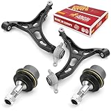 Metrix Premium Chassis Parts - 4 PC Front Lower Control Arm & Front Lower Ball Joint Kit Fits 11-15 Dodge Durango, 11-15 Jeep Grand Cherokee, Replacement RK642831, RK642830, K500372, Made in Europe
